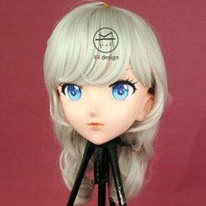 (MSM-01I) Custom Crossdress Female/Girl Resin 3/4 Head Cosplay Japanese Role Play Anime Kiana Kaslana Kigurumi Mask 